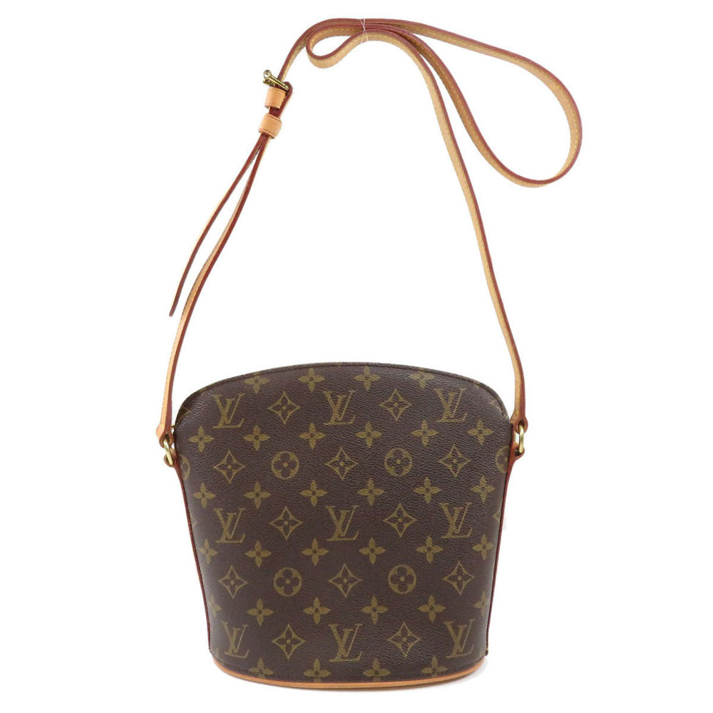 Louis Vuitton Drouot Monogram Shoulder Bag Monogram Canvas